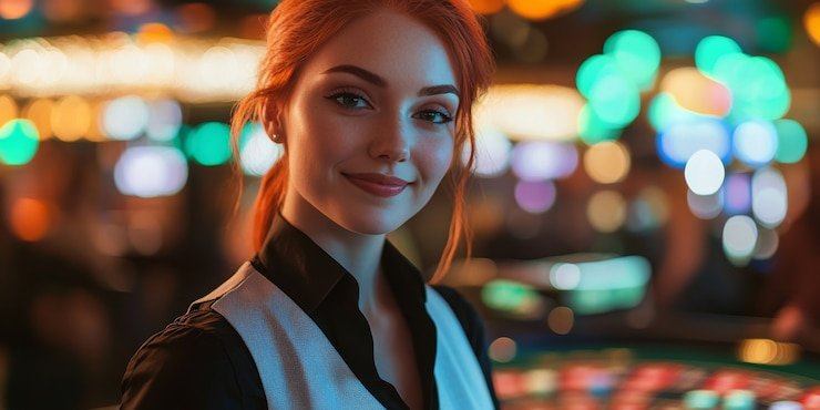Visual animasi pertandingan virtual sports dengan theme modern warna cerah